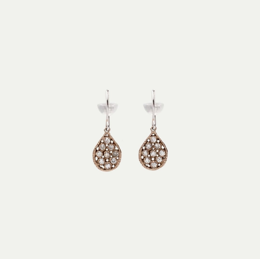 Noguchi Bijoux WG diamond drops earrings